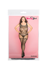 Костюм-сетка и стринги Candy Girl Hortense, 2XL (Цвет: черный)