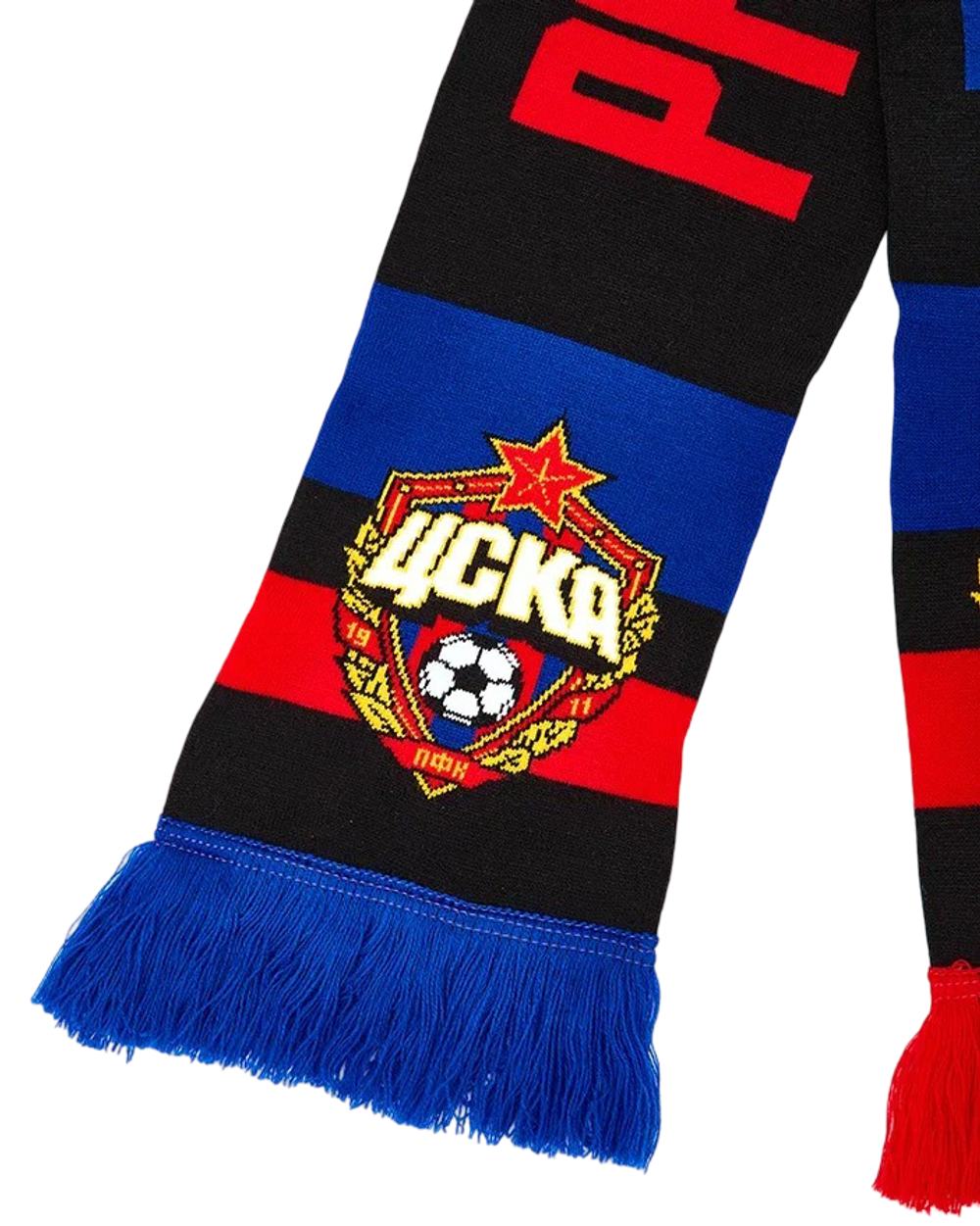 Шарф вязаный PFC CSKA