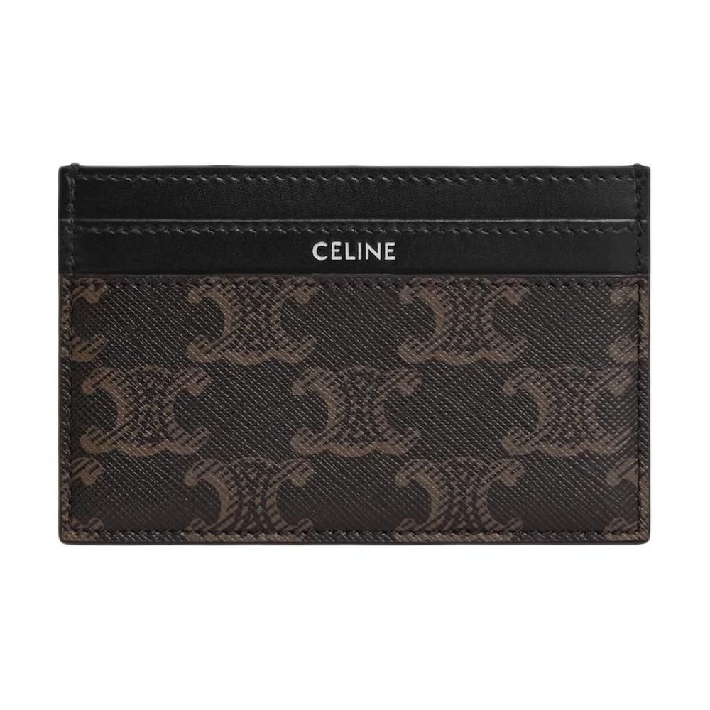 Картхолдеры и кошельки CELINE CANVAS Triomphe, 10N762FGS-38SI