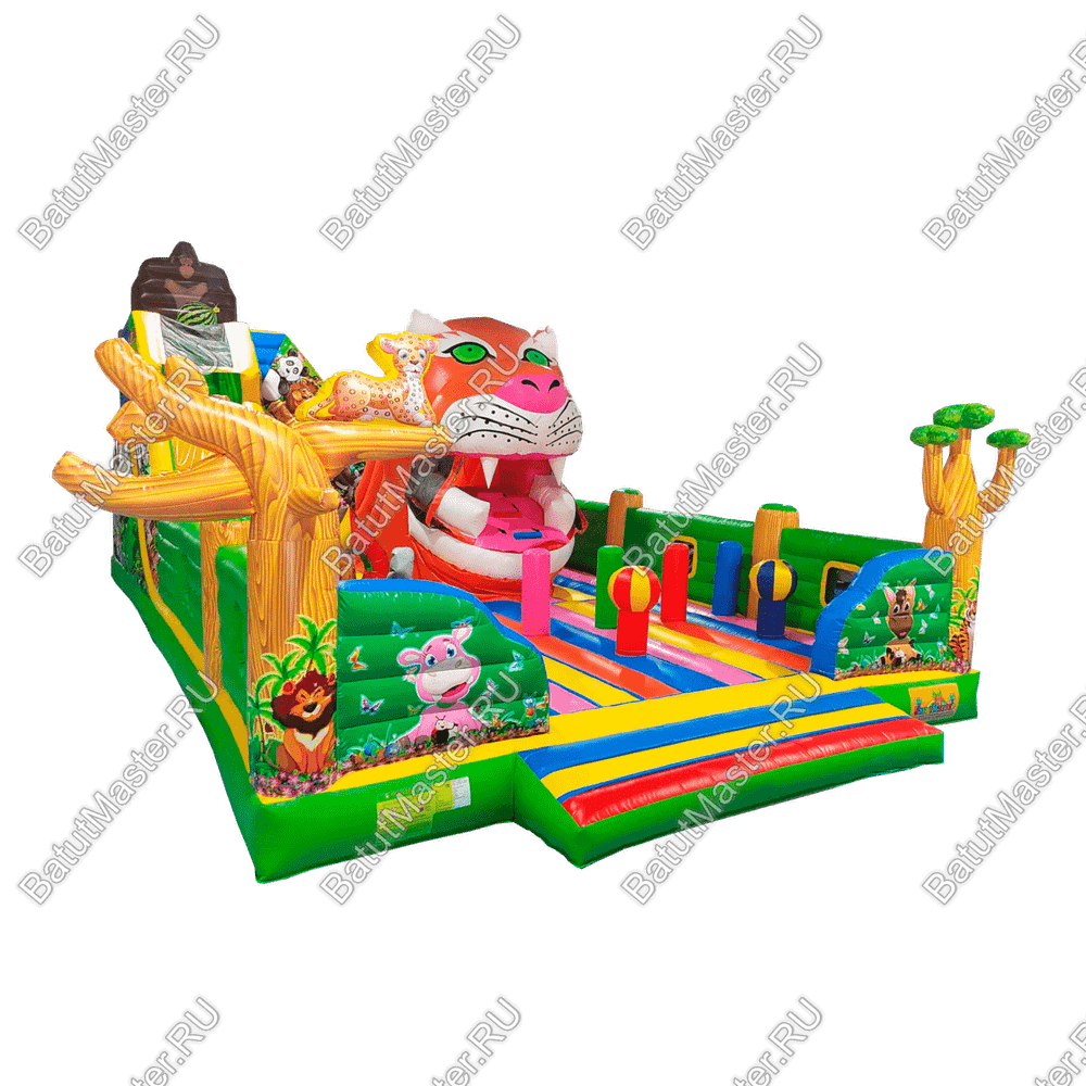 Коммерческий надувной батут «Прайд» с широким входом 12*7*6 м