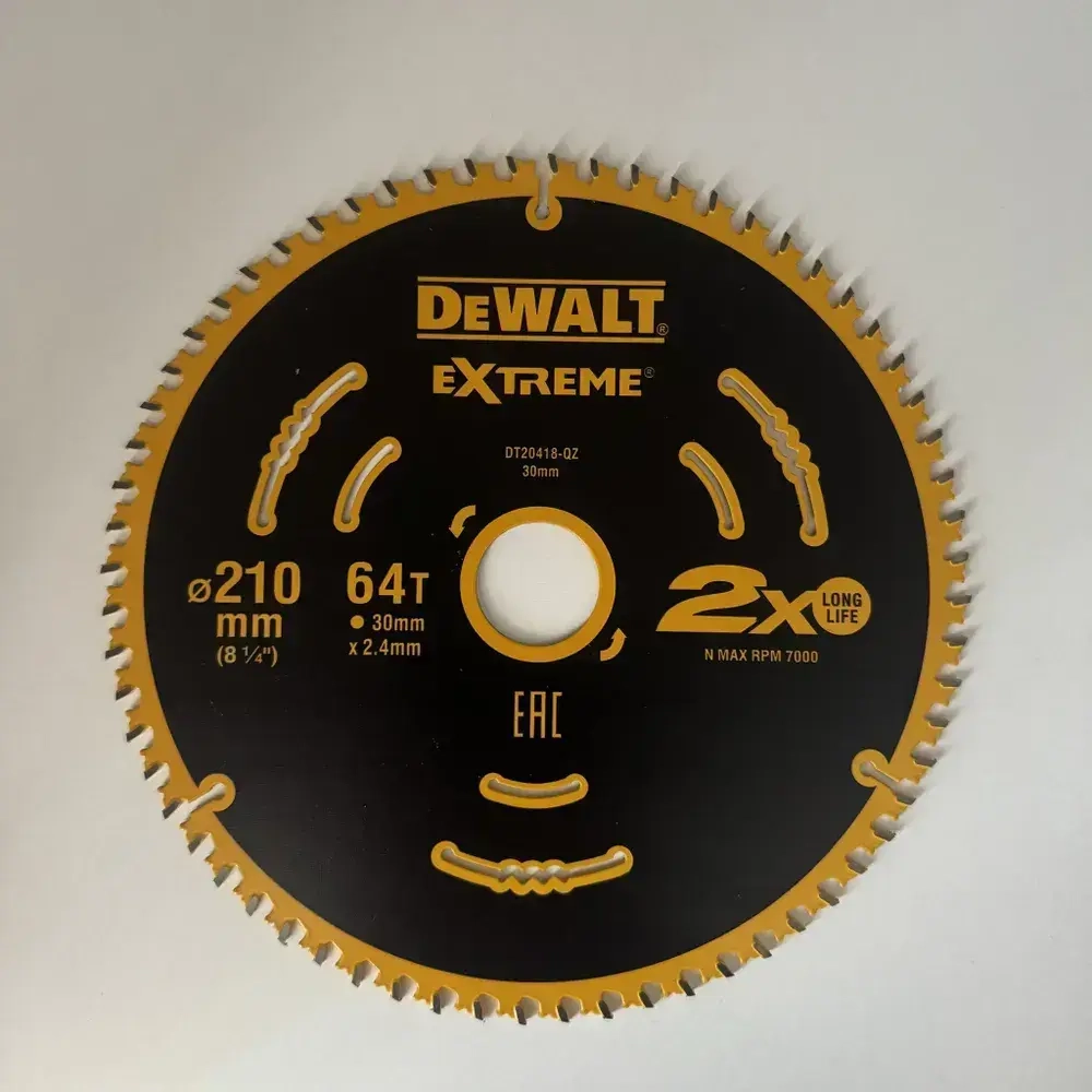 DeWalt Диск пильный 210 x 2.4 x 30; 64 зуб.