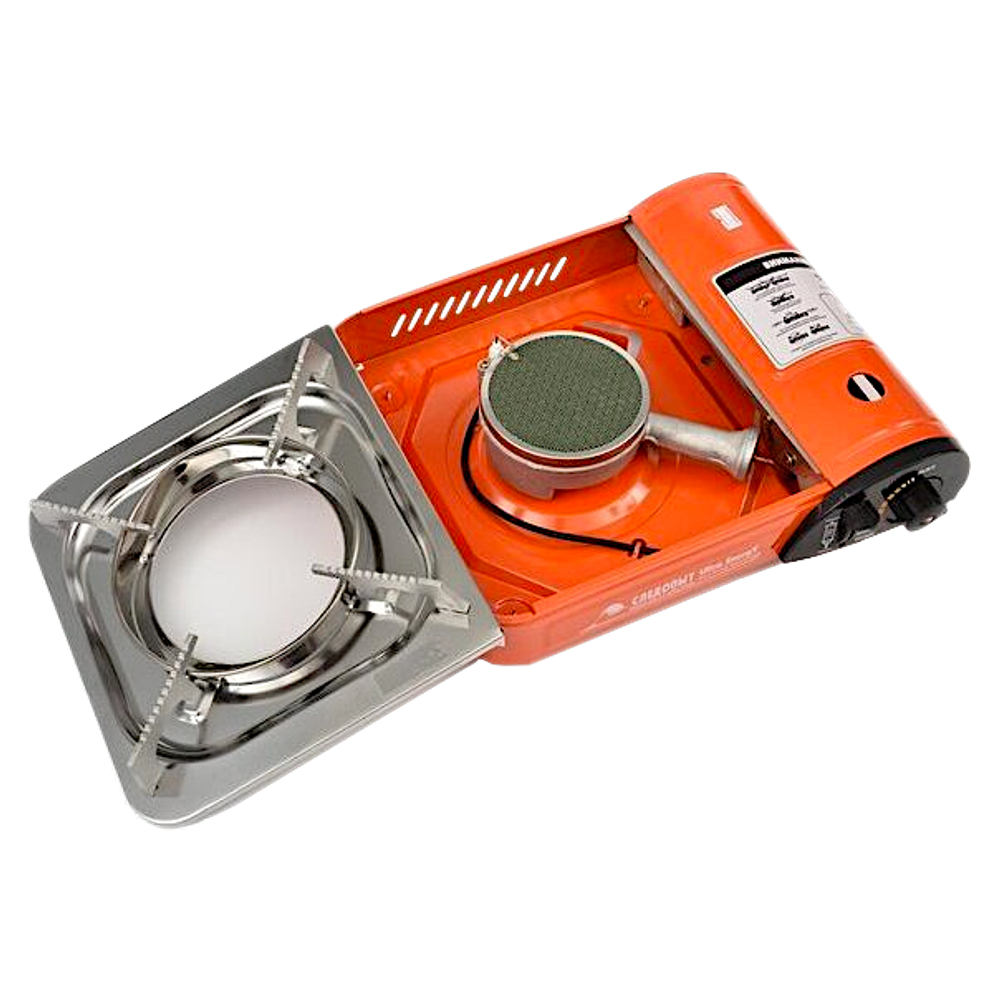 Газ. плита Следопыт PF-GST-IM04 UltraEnergy Керам.  1.5кВт 110г/ч 1.74кг