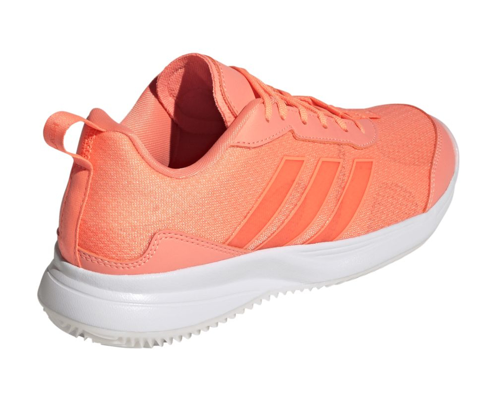 Женские Кроссовки теннисные Adidas Avaflash - beam orange/beam orange/cloud white