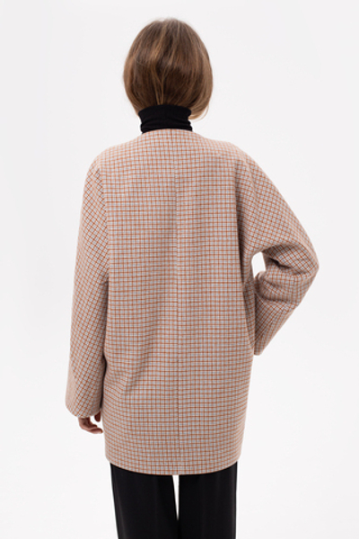 Oversized wool jacket