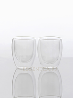 Чашка из боросиликатного стекла с двойными стенками 300 мл