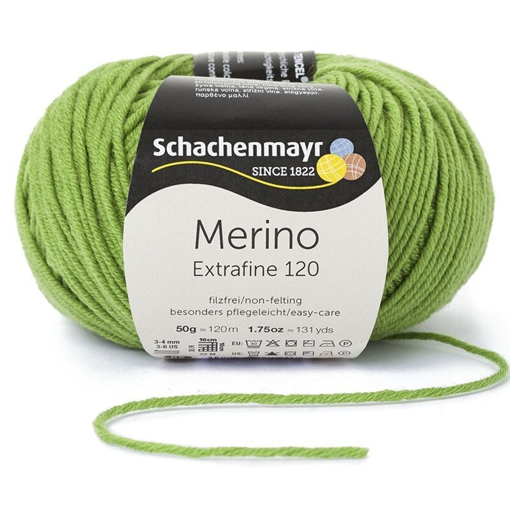 Пряжа Schachenmayr Merino Extrafine 120 (00173)