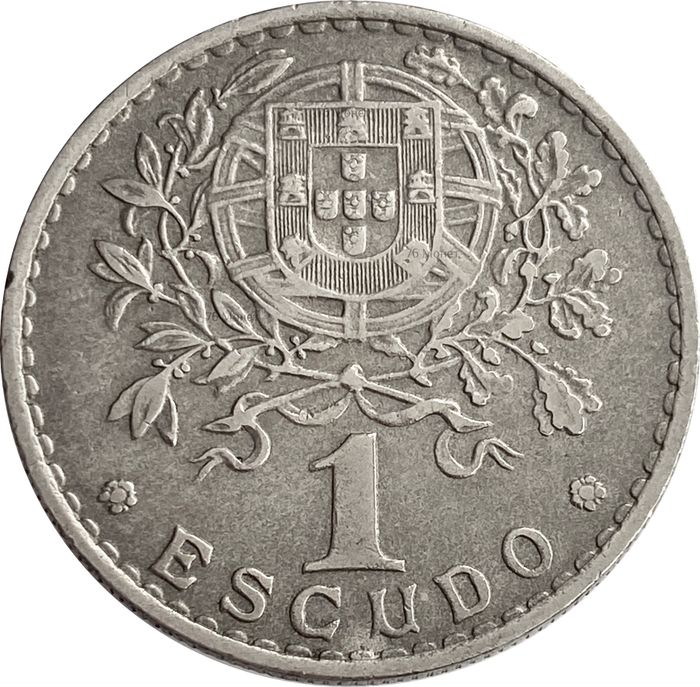 1 эскудо 1927-1968 Португалия