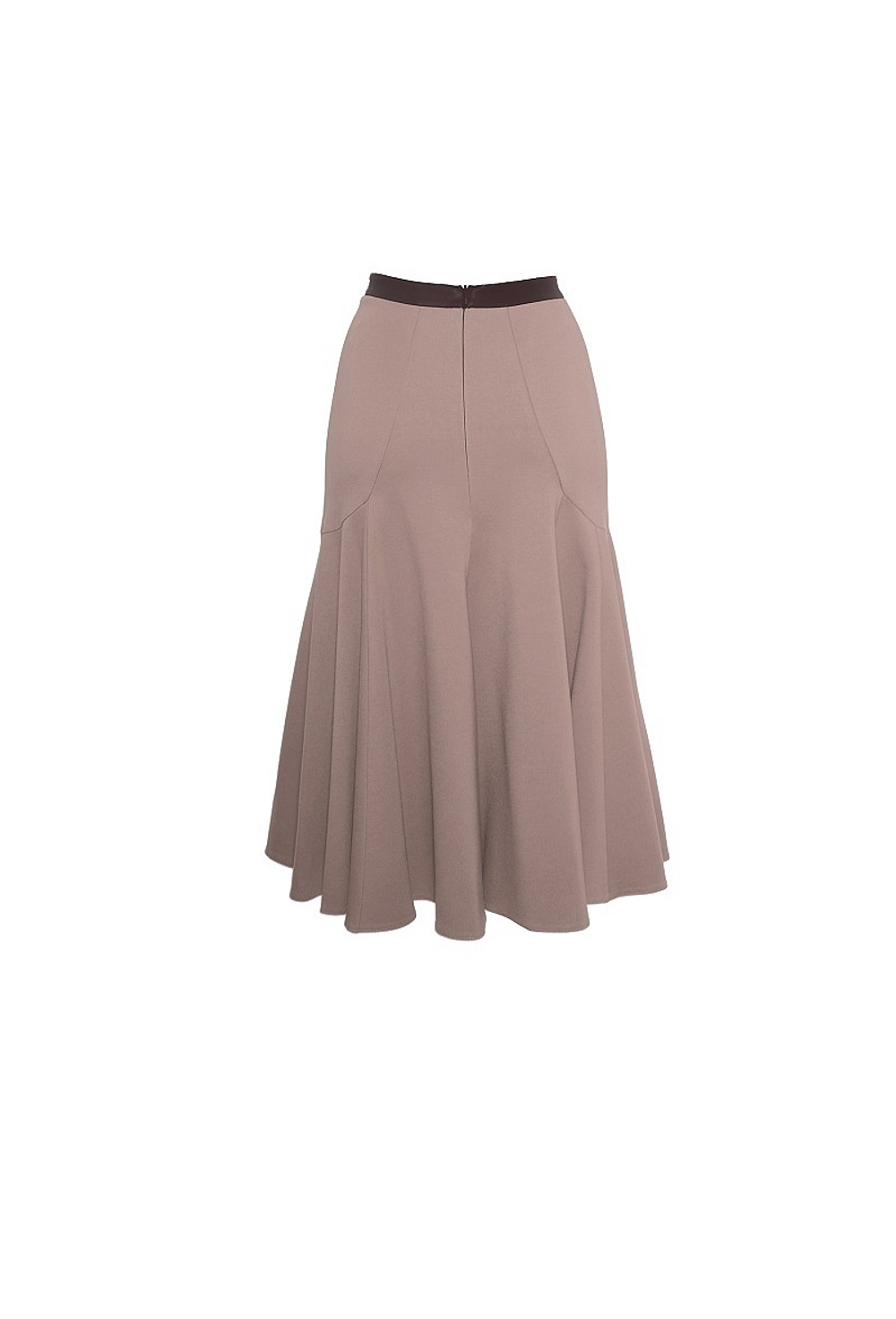 Юбка "Годе" светло-коричневая