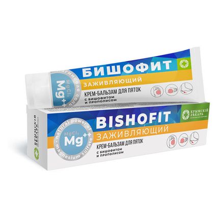 Бишофит Крем-бальзам для пяток "Заживляющий" с прополисом