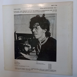 Винтажная виниловая пластинка LP Chick Corea Piano Improvisations Vol. 1 (Japan 1978)