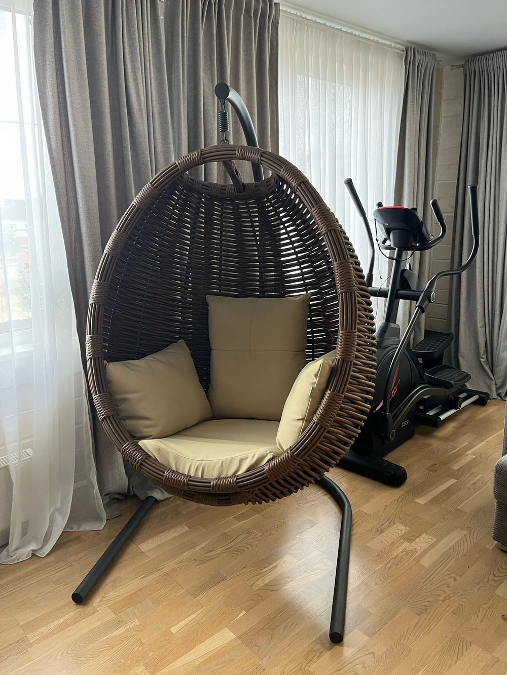 MOKKA MAJORCA подвесное кресло, цвет капучино