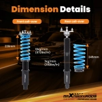 MaXpeedingrods T6 Suspension Coilovers Lowering Coils подходит для автомобиля Acura RL KB1 05-08