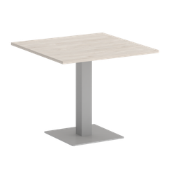 Home Office Стол квадратный VR.SP-5-90.2 Денвер Светлый/Металл Серый 900*900*753