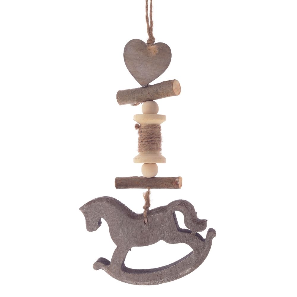 GAEM Украшение новогоднее "Лошадка", L8 W1,5 H16 см, 4в.