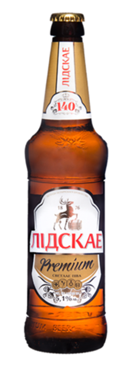 Пиво Лидское "Премиум" светлое 0,5л. стекло