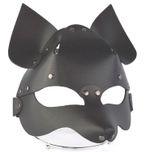 Маска Лиса Sitabella чёрная кожа