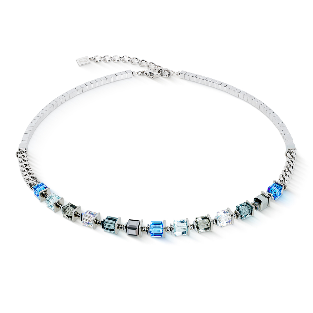 Колье Coeur de Lion Blue-Silver 2100/10-0717