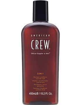 Шампунь, кондиционер и гель для душа 3 в 1 American Crew, 450мл