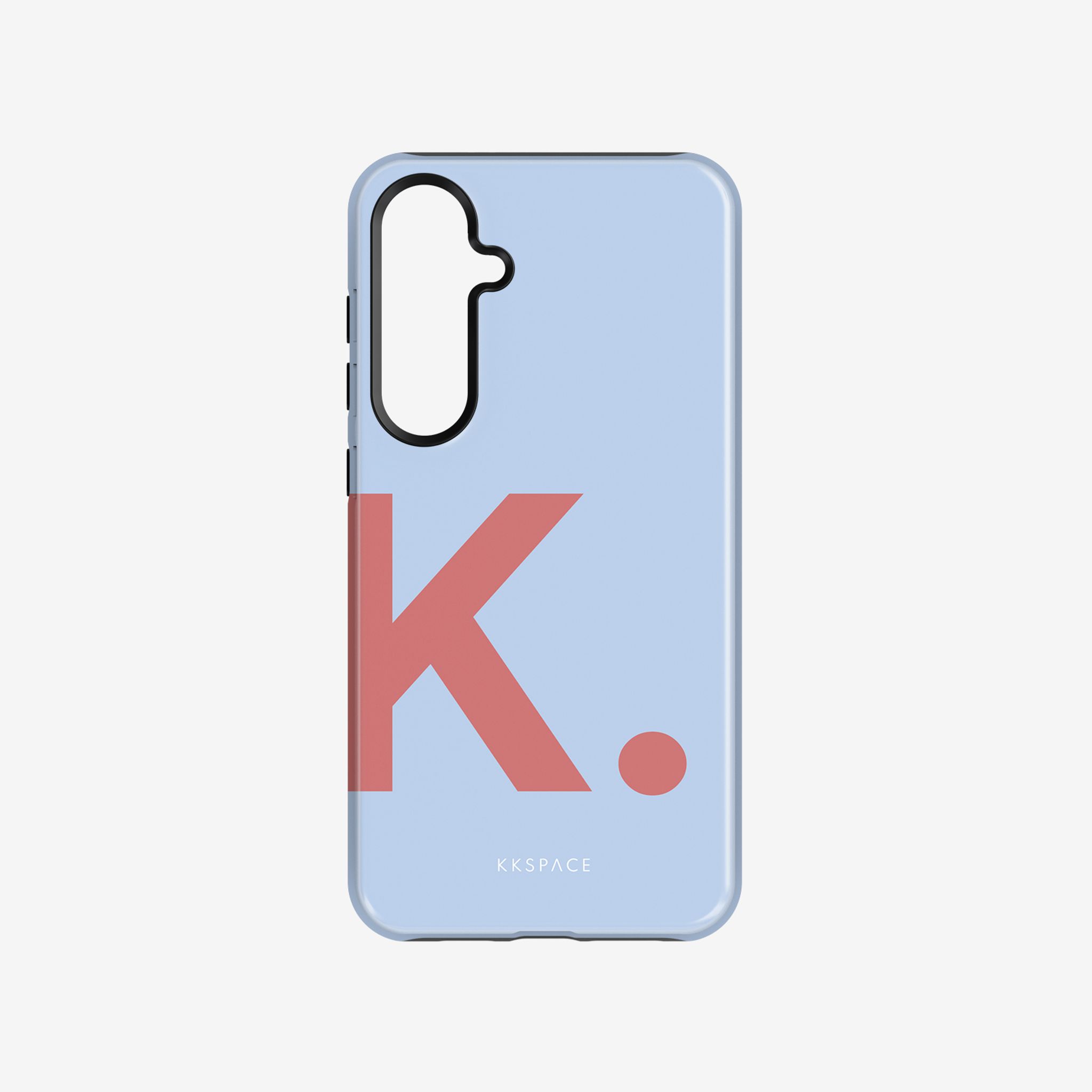 Чехол LETTERS для Samsung Galaxy | Голубой