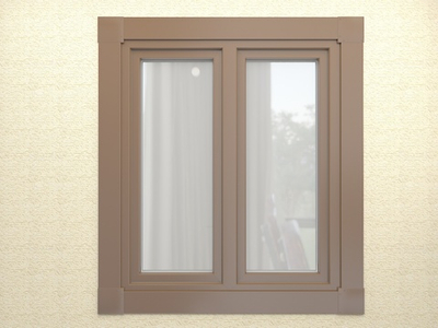 Алюминиевый наличник скрытого крепления /Ral/Tikkurila плоский 10*100*20 мм – 2 м