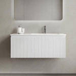 Тумба с раковиной Sancos Snob R 1.0 SNR1.0100LW/SNR1.0100RW Bianco