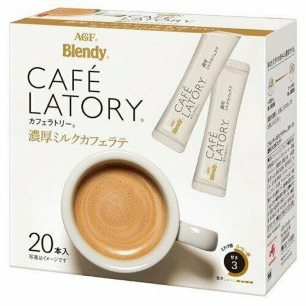 Кофе растворимый AGF Blendy Stick 3 в 1 Латте 20 шт