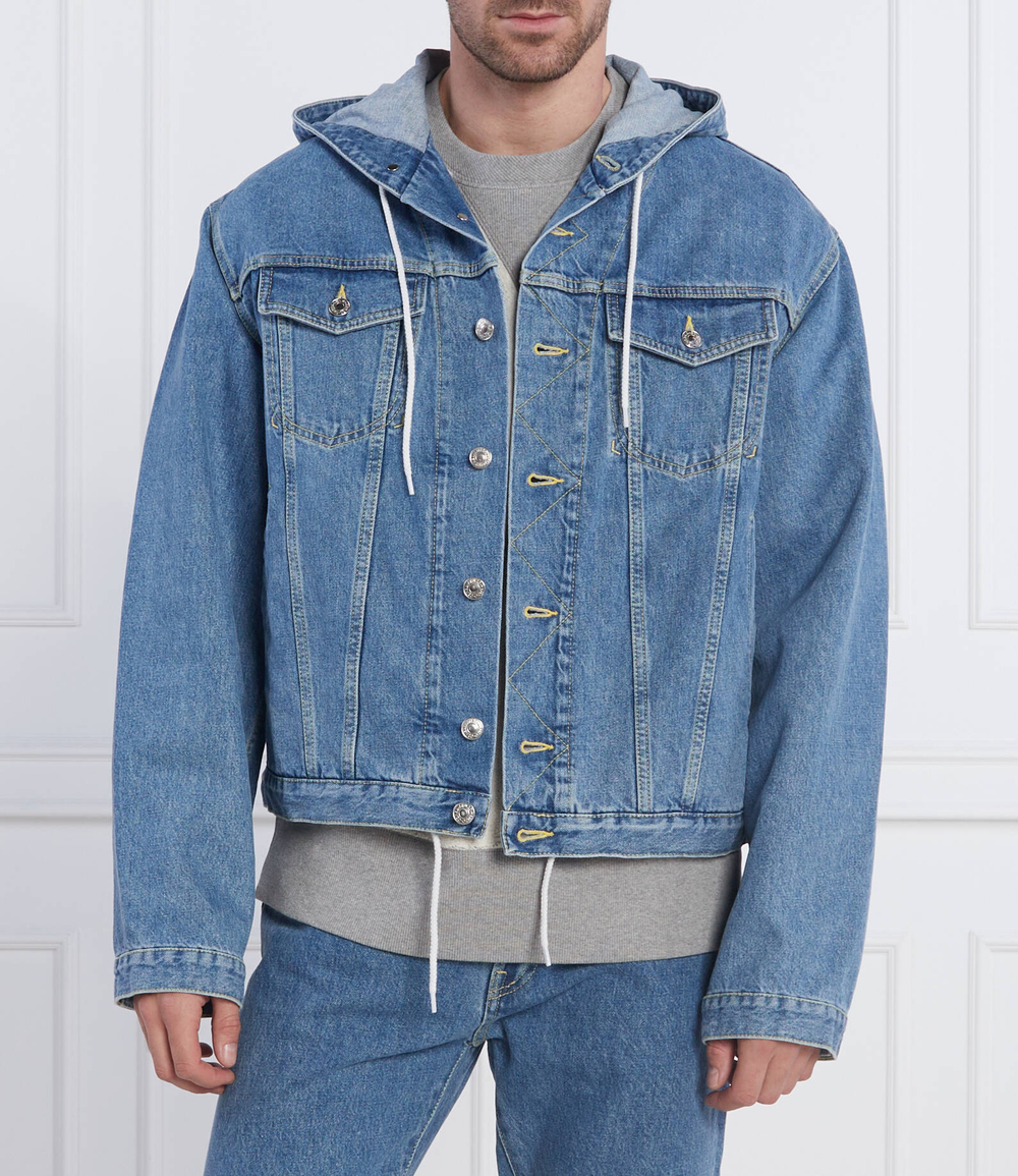 джинсовая куртка Kenzo - голубой(FC65DV5419IB)