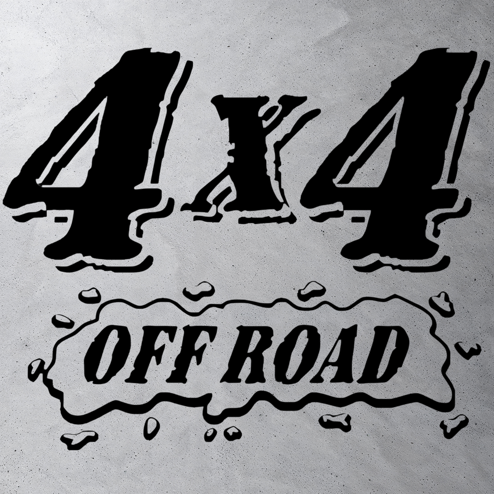 Виниловая наклейка на авто "4х4 Off road"