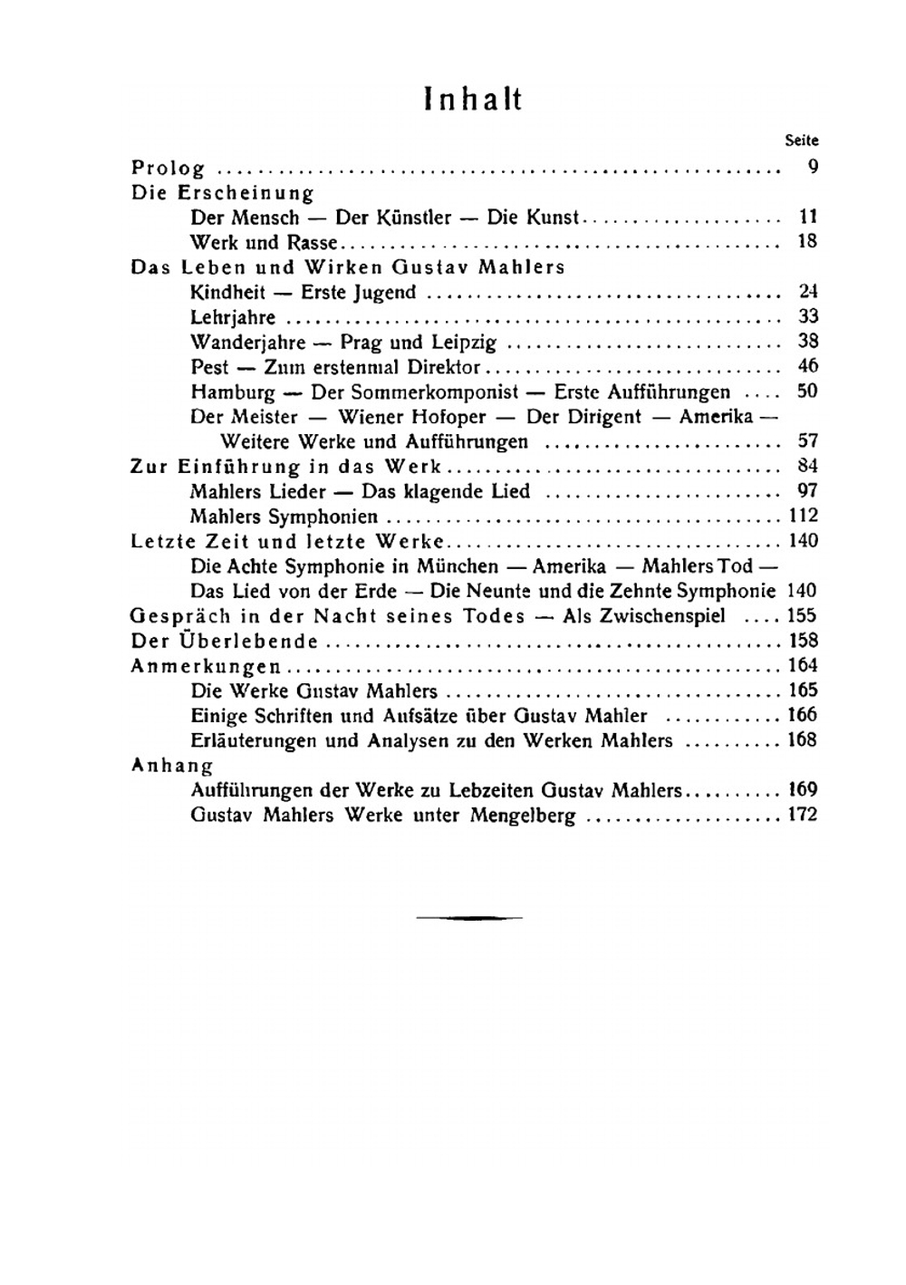 Gustav Mahler. eine Studie über Persönlichkeit und Werk | P.Stefan-Gruenfeldt