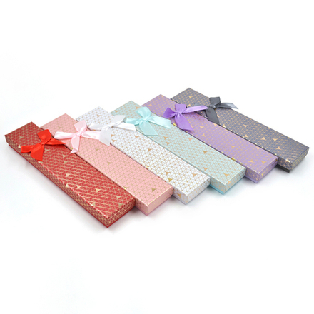 Футляр картонный прямоугольный, ассорти (6х2шт), серия "Подарочная" (№17)