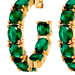 Серьги Dyrberg Kern GRETIA SG EMERALD GREEN 450085