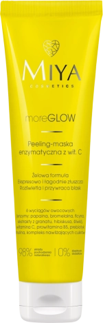 MIYA moreGLOW профессиональная энзимная пилинг-маска с витамином С и комплексом фруктовых ферментов 60 мл.