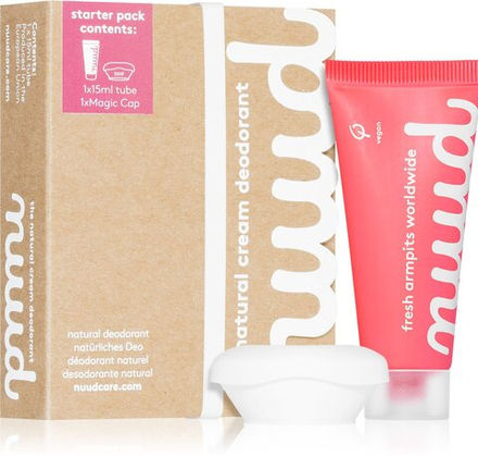 nuud Starter Pack Red - Натуральный крем-дезодорант. /  + Magic Cap 15  ml  / GTIN 8719327647721