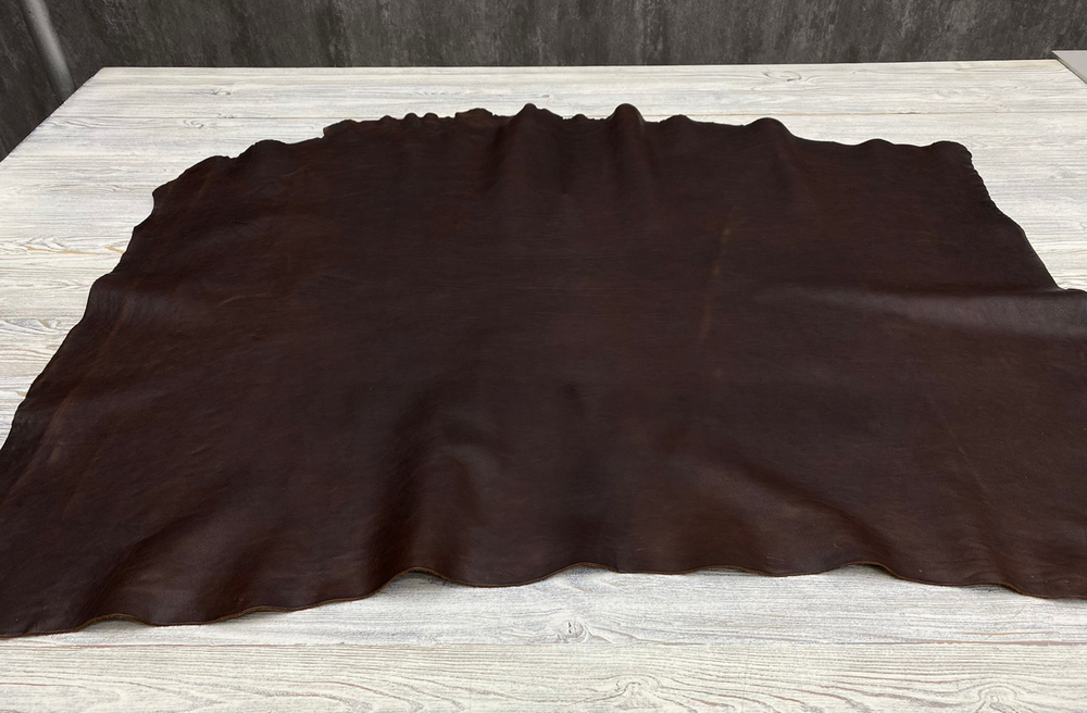 Vacchetta Washed Dark Brown (1,4-1,6 мм), цв.Т-коричневый, кожа