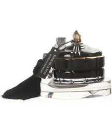 Утренний чай, черная свеча Арт-деко с кисточкой, Cote Noire