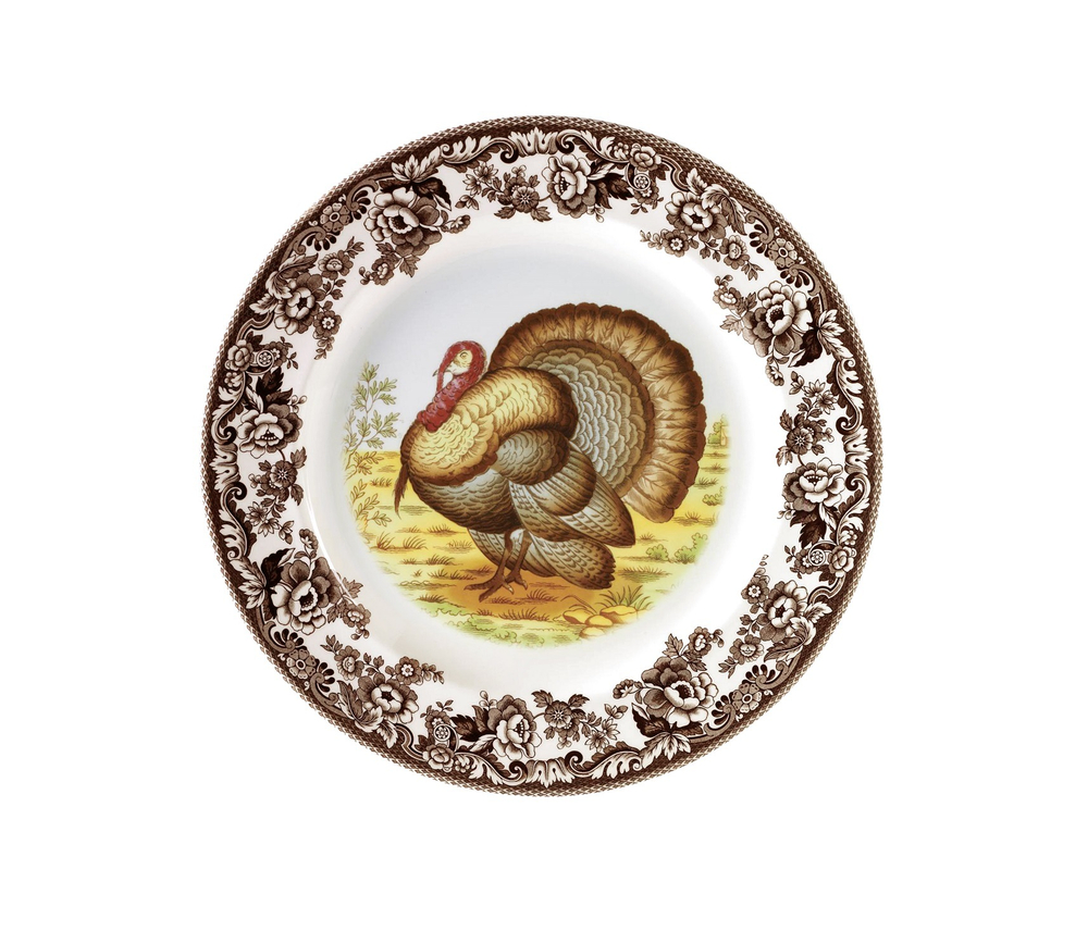 Spode Тарелка для завтрака с индейкой Woodland 20 см (II класс)