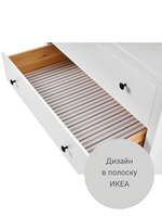 IKEA Комод КЫМОР 3 ящика, HEMNES 108*95*50, белый, КЫМОР (Хемнес ИКЕА)