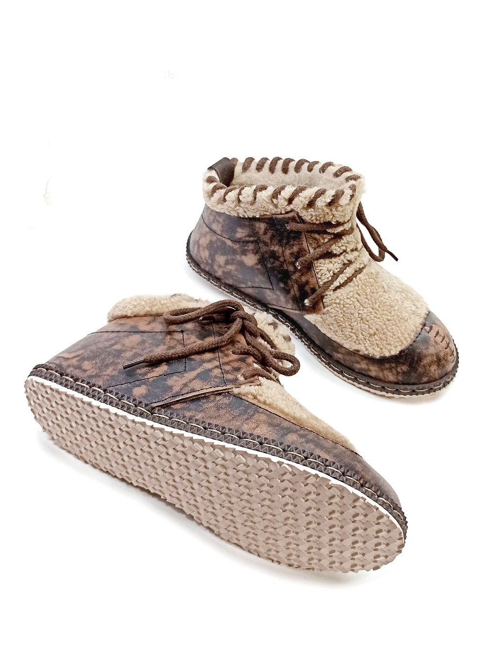 Ботильоны меховые "Sand&Turtle"