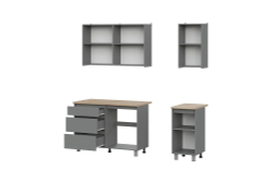 Кухня прямая Вито 1.6 м, материал лдсп