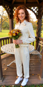 Костюм двойка женский HDM цвет молочный