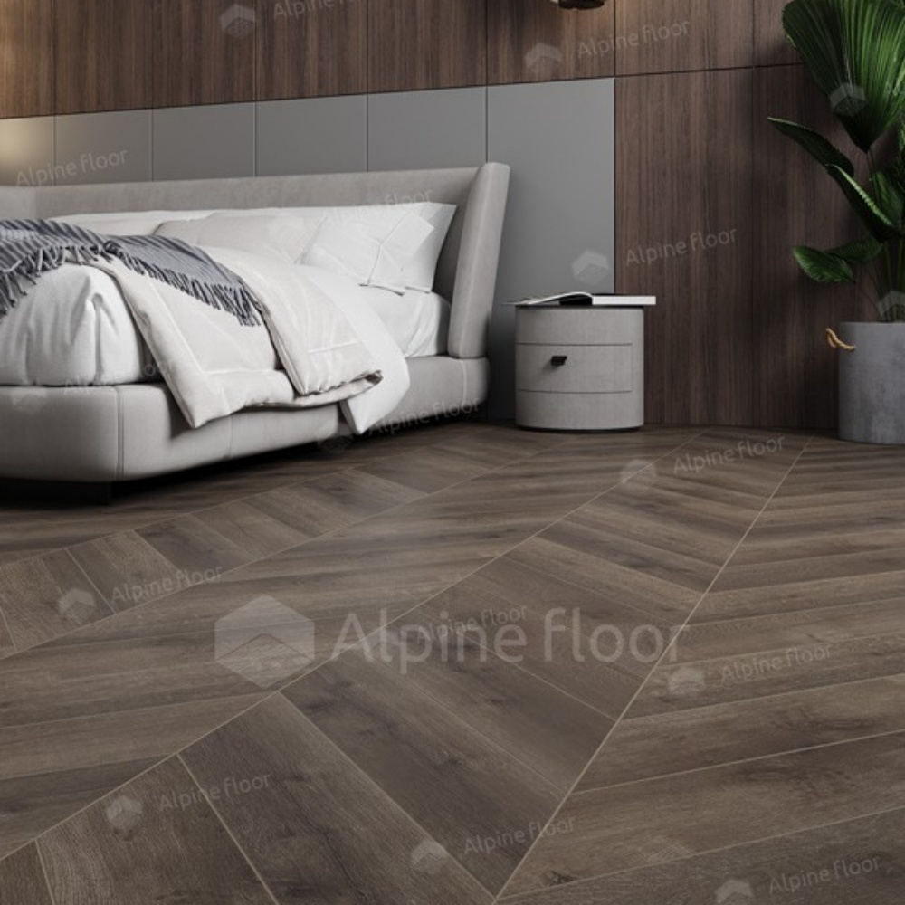 Кварцвиниловая плитка Alpine Floor Chevron Alpine LVT ECO 20-9 Дуб антарес