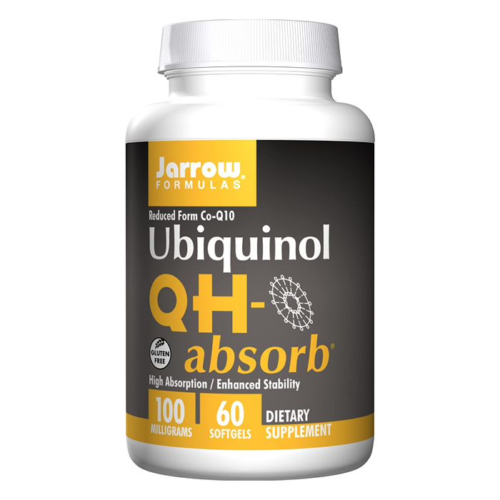 Убихинол 100 мг, Ubiquinol QH-Absorb 100 mg, Jarrow Formulas, 60 капсул