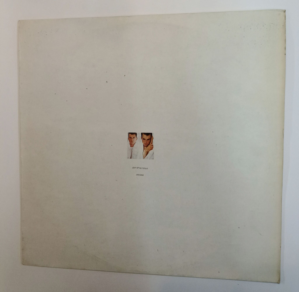 Винтажная виниловая пластинка LP Pet Shop Boys Please (India 1986)