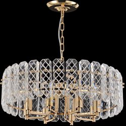 Люстра Rivoli   1049-308 8 х Е14 40 Вт хрусталь