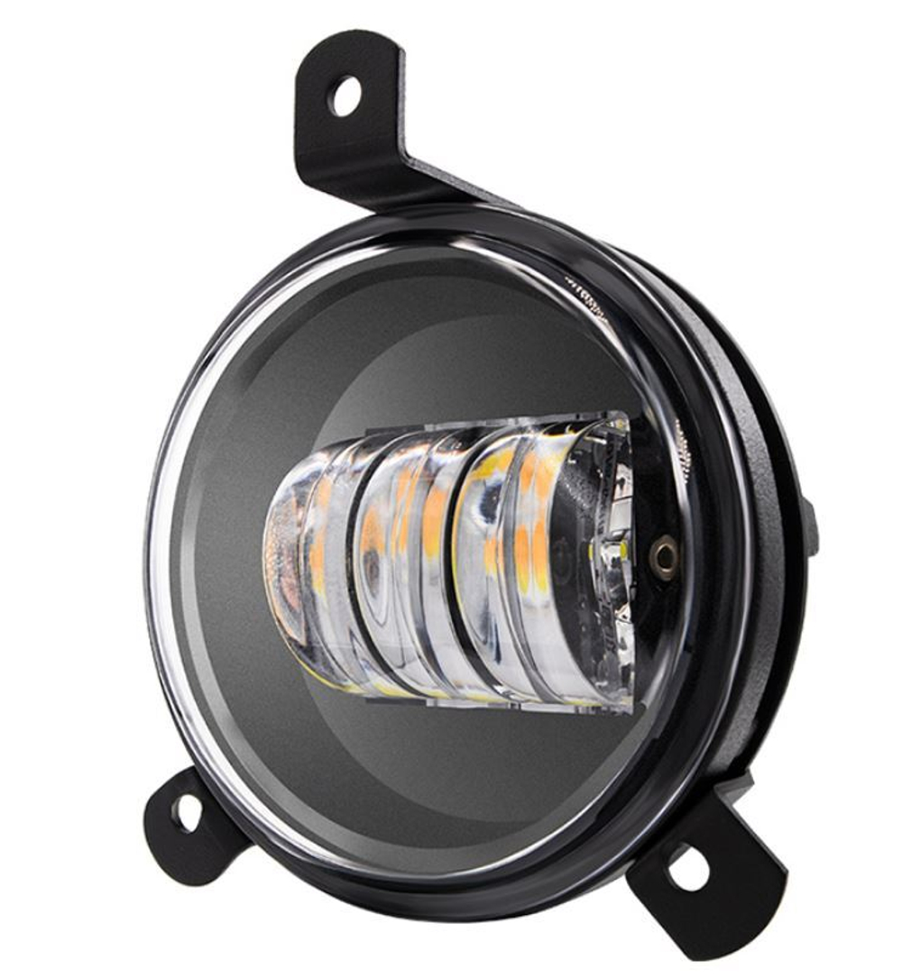 Противотуманки LED (ВАЗ ГАЗ) 30W (W+Y)  3линз (пара) 406-YW
