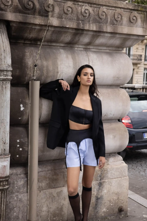 Шорты с поясом Belt Shorts