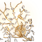 4969/3W HALL ODL24 613 античн.бронза/алюмин./хрусталь Бра G9 3*40W DELICA