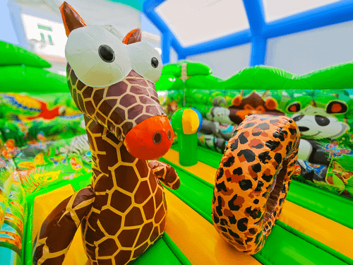 Коммерческий надувной батут «Чудо-сафари» 3,5*3,5*2,6 м