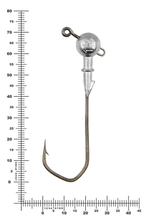 Джиг некрашеный Stinger Eye Jig, крючок Vido Craft VD-079 6/0 (3шт/уп)