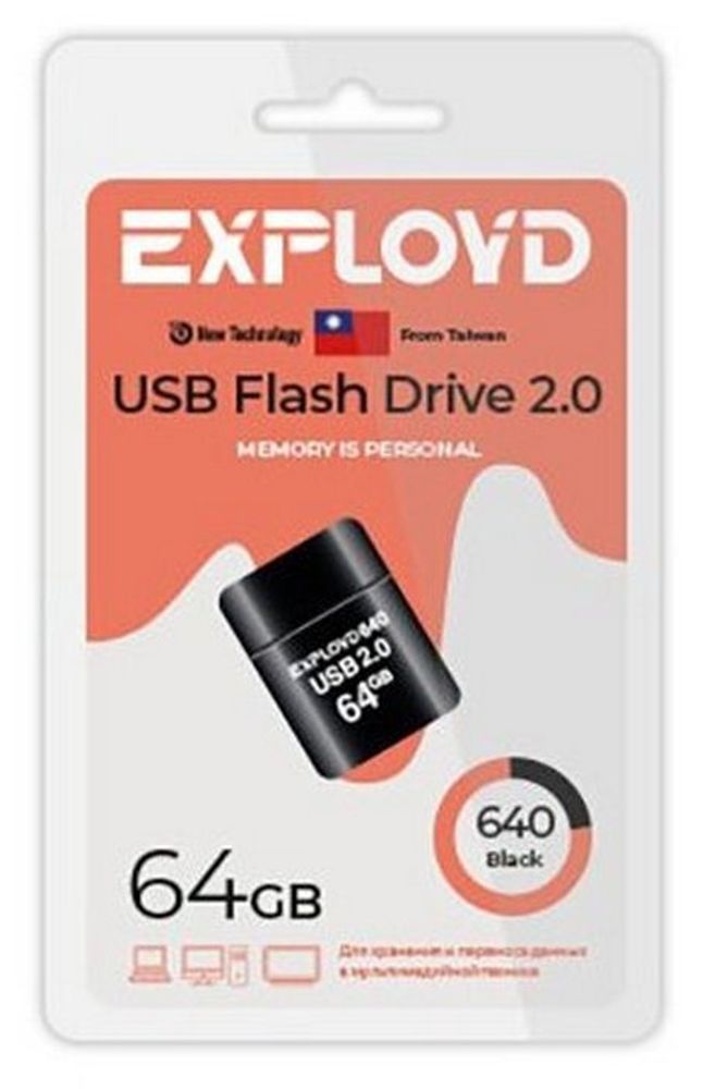 USB 64 GB Exployd 640 черный